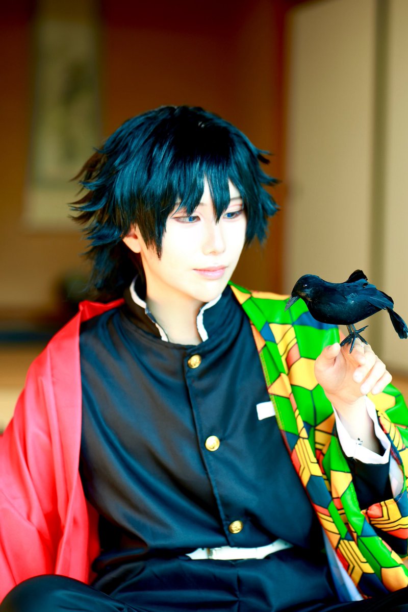 最終値下げコストモ製　完売品 冨岡義勇コスプレフルセット ☆期間限定値下げ☆冨岡義勇 中国限定 コスプレ衣装 鬼滅の刃 オーダー