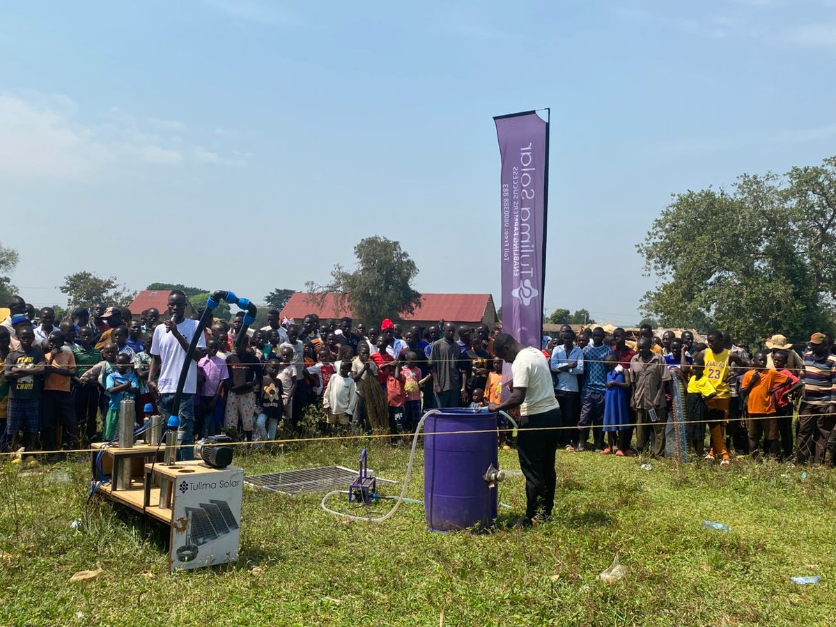 Happening Now: Market Demonstration in Buyende.
We are currently showcasing solar-powered irrigation technology to the local community. Providing a "hands-on" experience is vital for bridging the gap between curiosity and adoption. By demonstrating the tangible benefits of these
