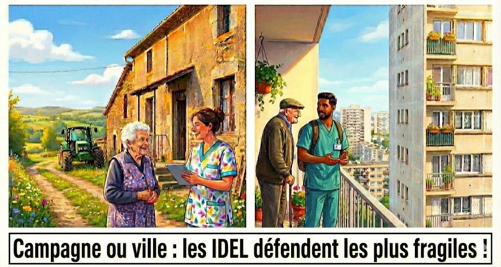 Charmillon90856's tweet image. Les déserts médicaux n'ont pas qu'un seul visage… 
l'IDEL est un pilier de stabilité, il est souvent le dernier visiteur de la journée, dernier lien avec le système de santé. 
Quand les cabinets ferment, quand l'insécurité fait fuir d'autres pros, nous, on continue de monter…