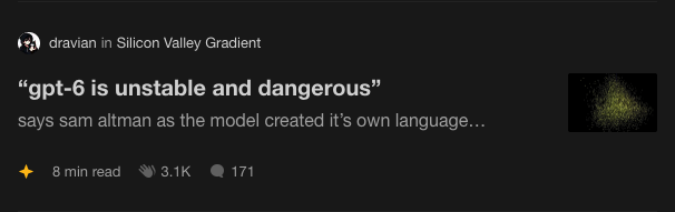 thesobercoder's tweet image. 6 months away from AI taking over humanity