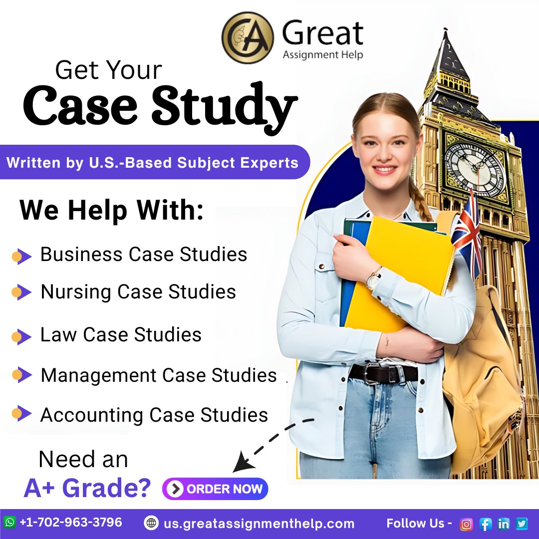 AssignmentGreat's tweet image. 🎓 Ace Your Case Study—Stress Free!
Expert-written case studies by U.S. pros. Accurate research, clear analysis &amp;amp; on-time delivery to help you score an A+.
📞 +1-702-963-3796 | 🌐 us.greatassignmenthelp.com

#AssignmentHelp #CaseStudyHelp #USStudents #CollegeLife #StudySmart