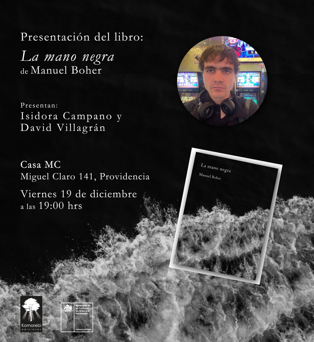 komorebiedicion's tweet photo. Amigas(os) de Santiago, tenemos para ustedes 2 actividades imperdibles estos días:

-Presentación de "Este gran misterio" de Denise Levertov (hoy, 18:30 hrs, La Inquieta Librería)

-Presentación de "La mano negra" de Manuel Boher (viernes 19, 19:00 hrs, Casa MC)

Nos vemos 🔥🔥🔥 https://t.co/RFYrarkOsO