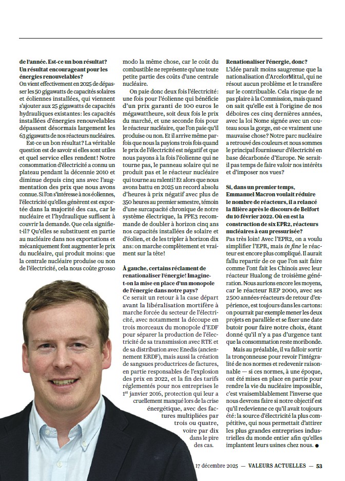 NicolasMeilhan's tweet image. Pour ce dernier entretien de l'année avec @ericrevel1, j'ai décidé de sortir la tronçonneuse : il faut que nous arrêtions d'investir de l'argent que nous n'avons pas dans des énergies renouvelables dont nous n'avons pas besoin !