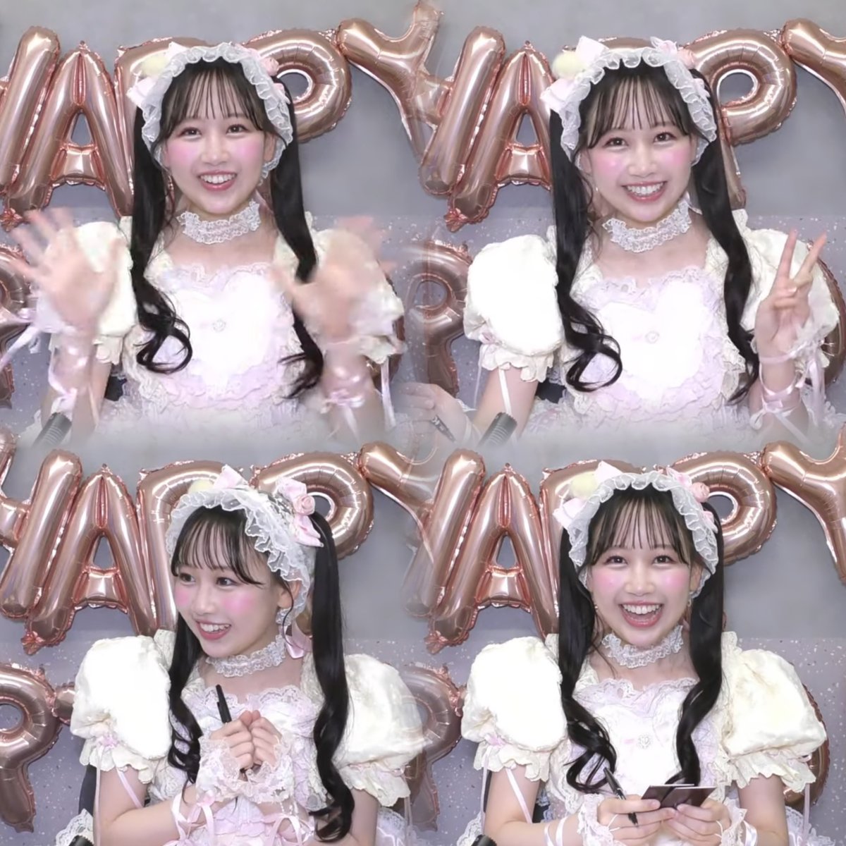 生誕オン特のプリントチェキ届いたけどやっぱり生誕衣装のかれんたん