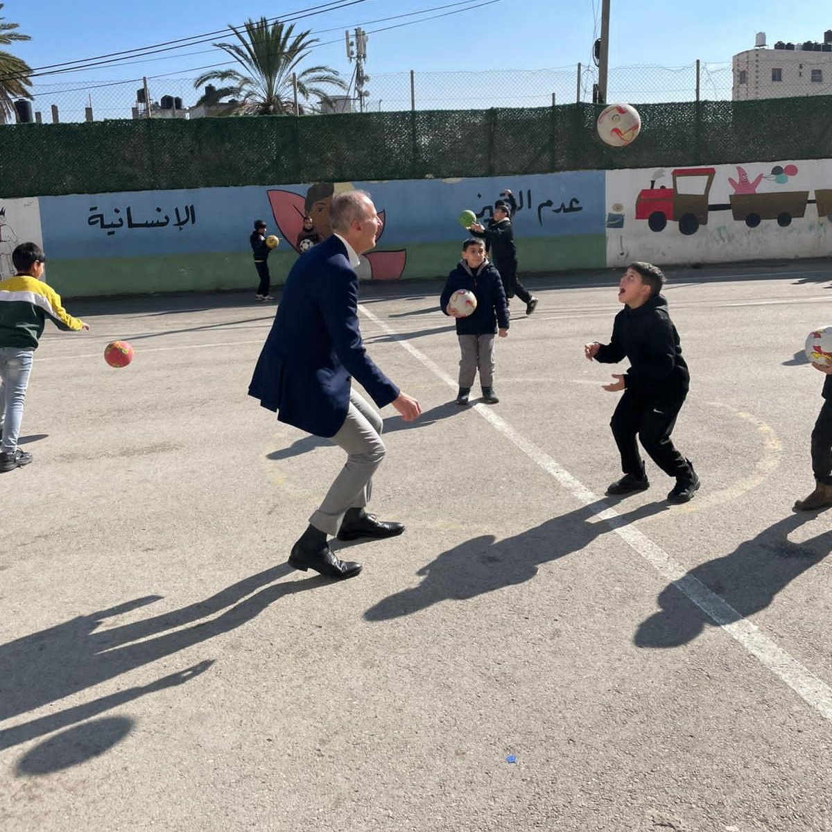 CanadaRepPA's tweet photo. .@GrahamDattels also visited an UNRWA School in the camp. https://t.co/sCUZnE105r