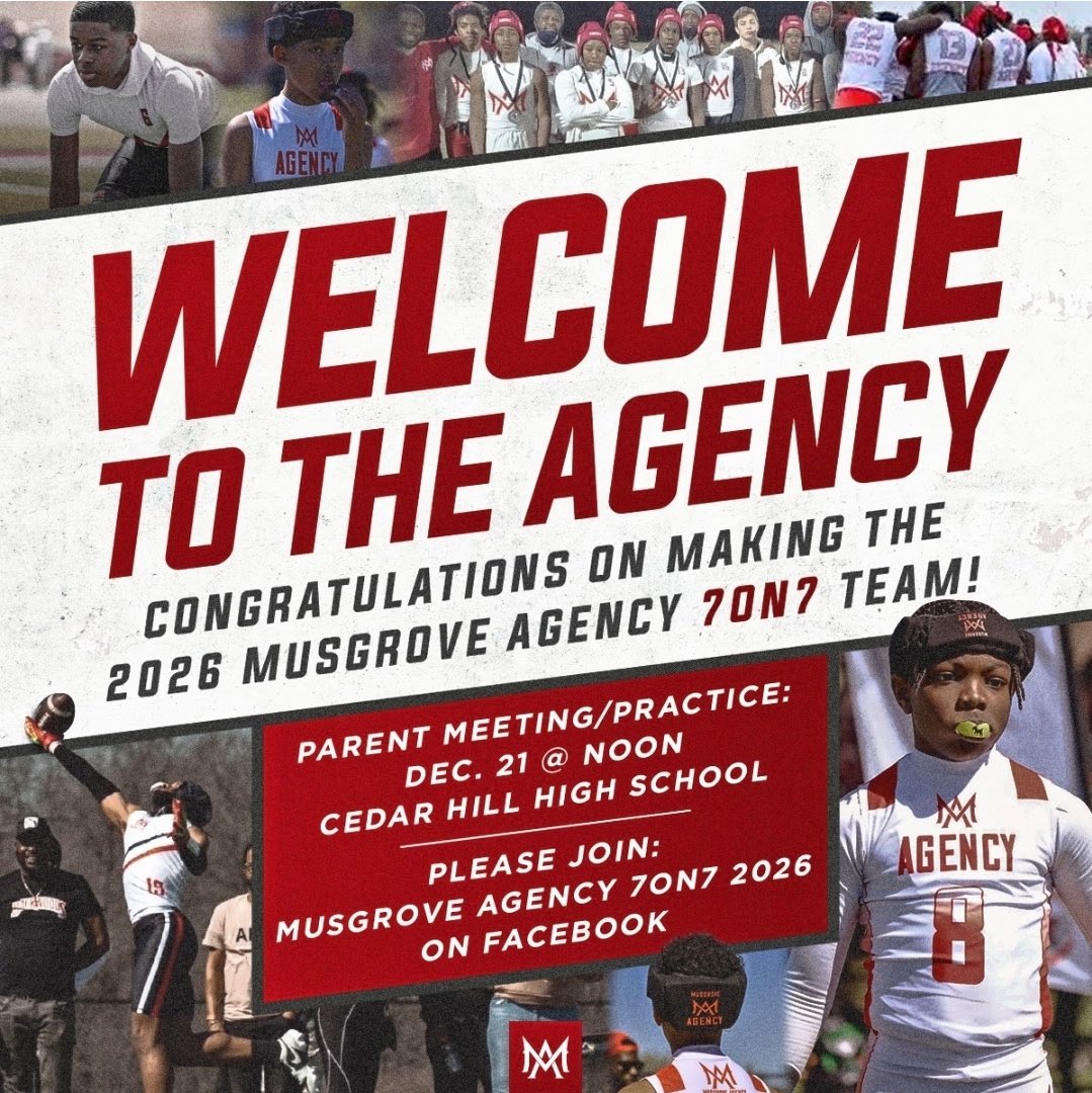 Ja1denn12's tweet photo. Blessed to receive the opportunity to play 
 AGTG💯  @CoachGreedy @Coach_Ham6 @MusgroveAgency https://t.co/R5XEYCAlBB
