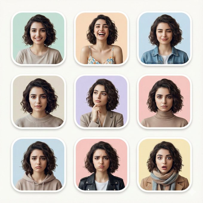 Create your image with different expressions in Google Gemini Nano Banana using the prompt  

Using 