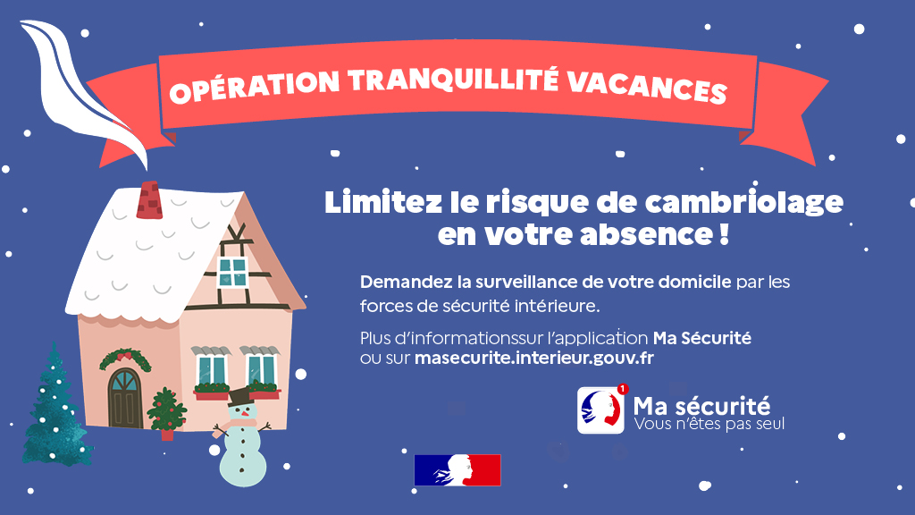 Image de Préfet de l'Allier - #Sécurité | 🏠 Protégez votre domicile pendant les fêtes avec l'Opération tranquillité vacances 🎄✨
