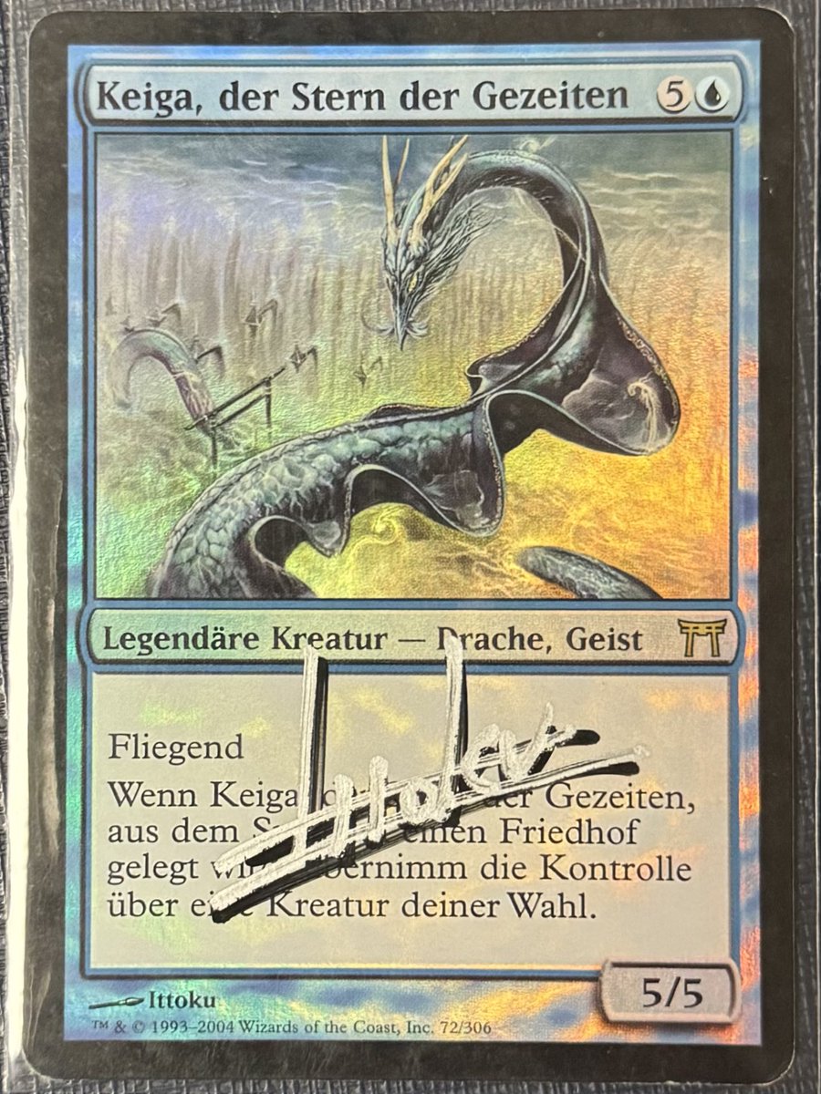 潮の星、京河 日本語版 foil CHK サインド MTG 潮の星、京河 日本語版 foil CHK サインド MTG 潮の星、京河 日本語版