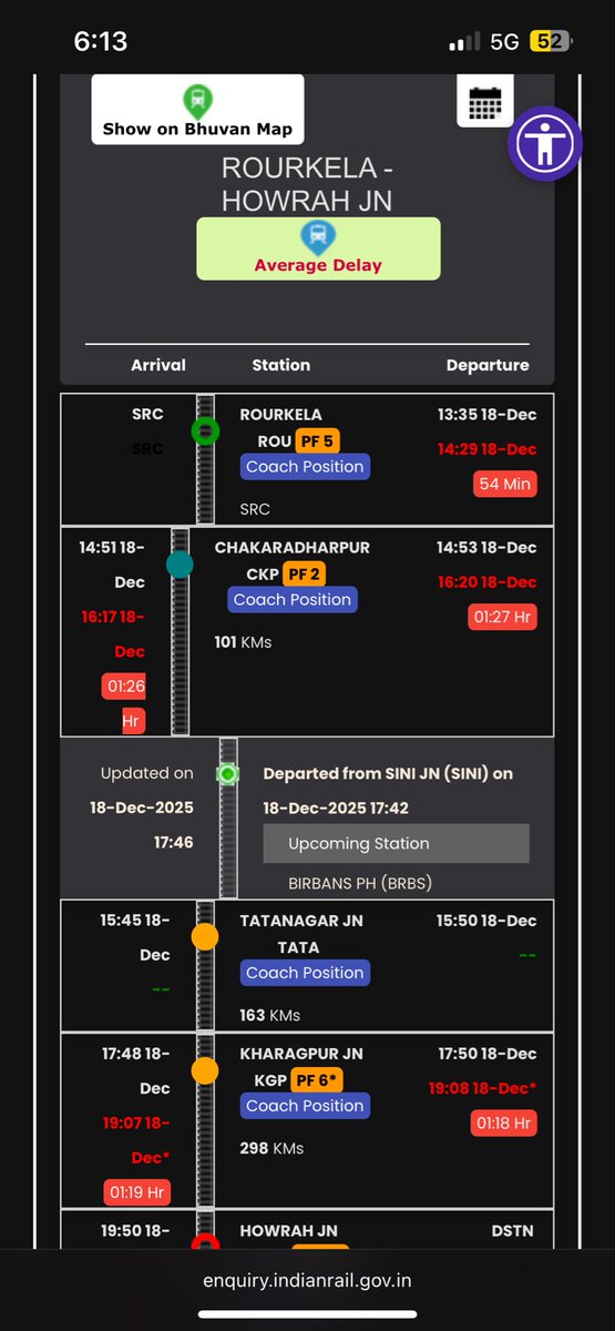 Alok_0107's tweet photo. This is how we plan to run such high priced  Vande Bharat !!! Delayed by more than 2 Hours with no accountability and visibility to passengers ! https://t.co/YLgvwkpo7D