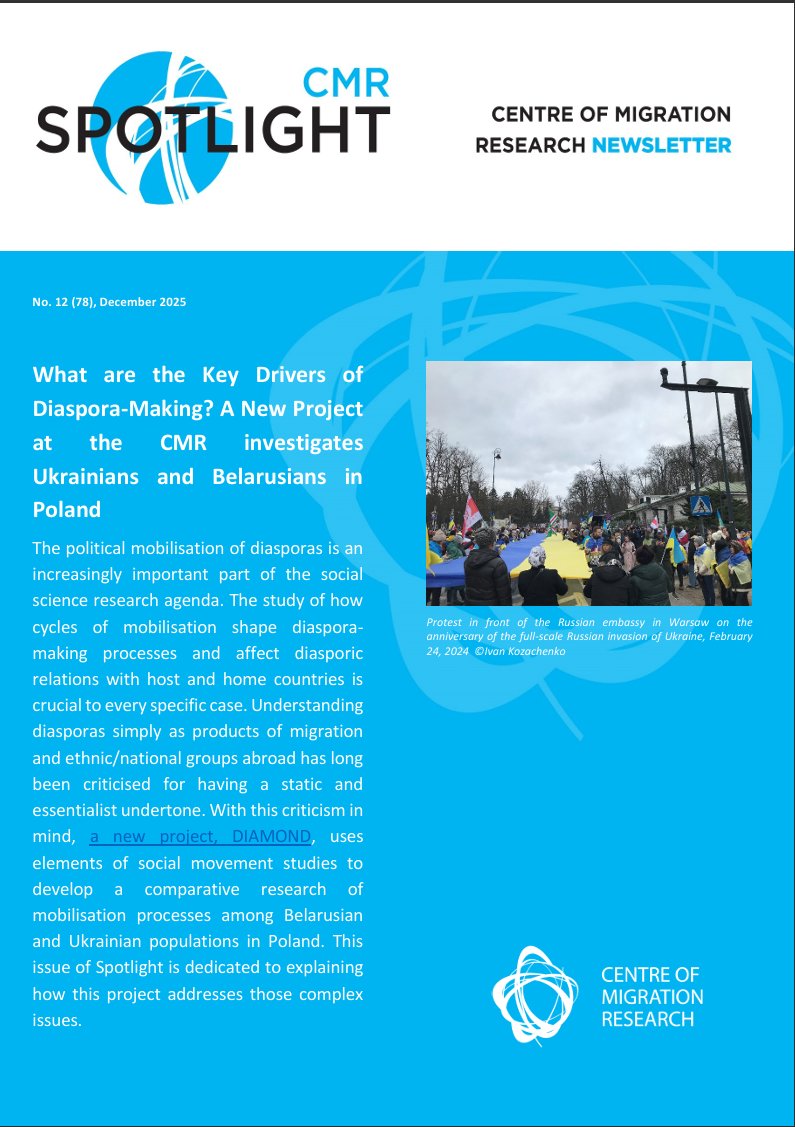 Check out the new #CMRSpotlight devoted to the political mobilisation of the Ukrainian and Belarusian diasporas in Poland, by <a href="/ikozache/">Ivan Kozachenko</a>, <a href="/m_jaroszewicz/">marta.jaroszewicz</a> and Magdalena Lesińska
migracje.uw.edu.pl/publikacje/139…