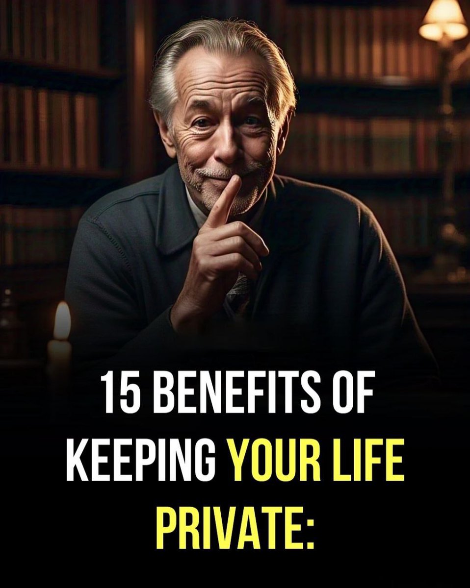 Mastering_life_'s tweet photo. 15 benefits of keeping life private. https://t.co/iQCv20PMlR