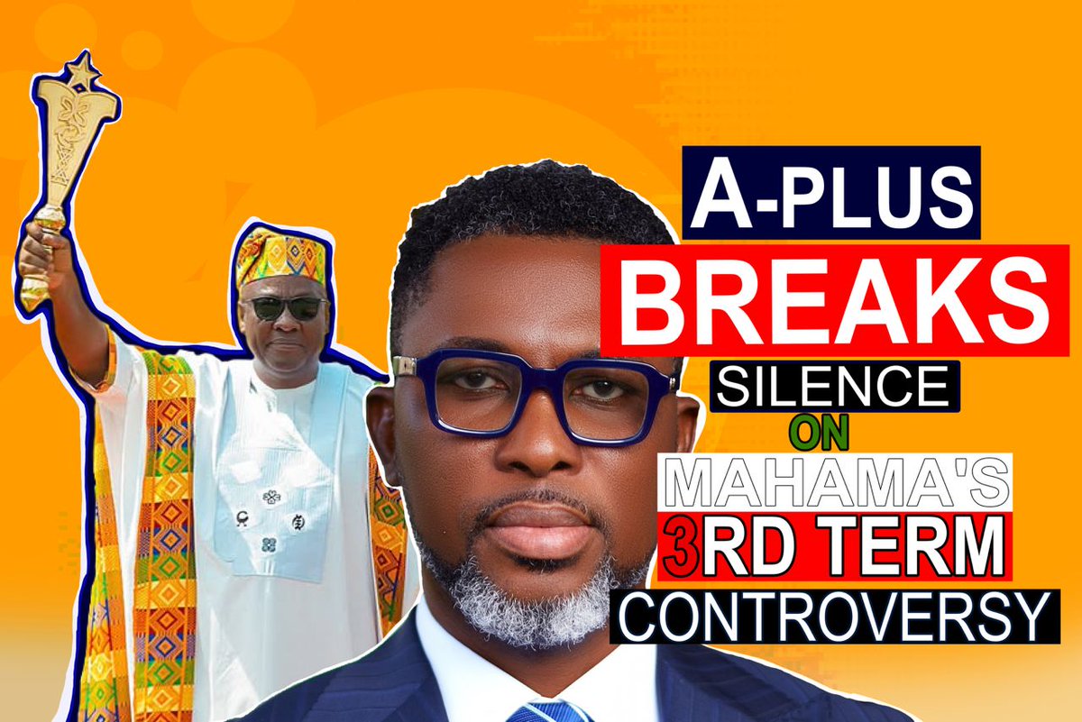 Joy997FM's tweet photo. Exclusive: A-Plus on Politics, Mahamaโs 3rd Term Controversy, and Gomoa Agenda.
https://t.co/ixxkhkrNqa
#JoyNews #Mahama #AkufoAddo #GhanaNews #Ghana #Joy997 #GH #Presidency #NDC https://t.co/rhGD8pXUf0
