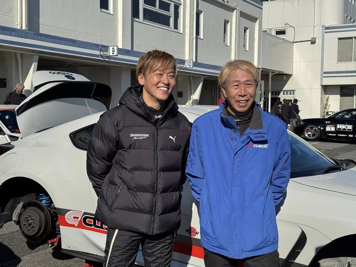 本日の #筑波スーパーバトル 🔥 CUSCOから出走した GRカローラ・佐々木