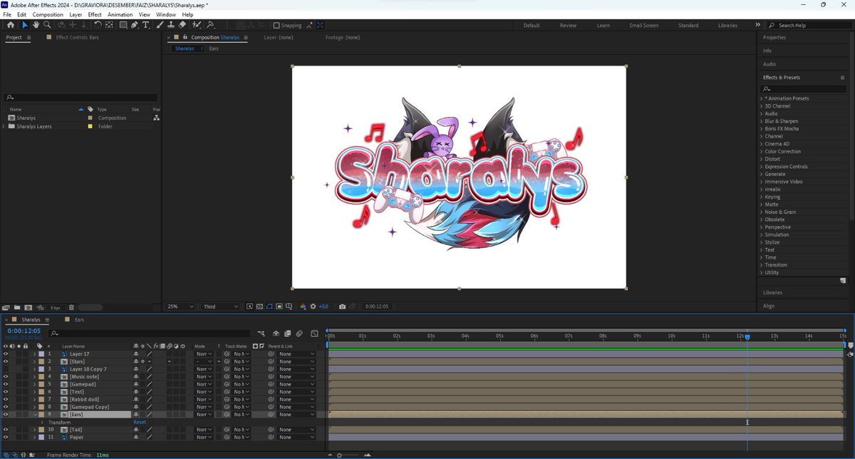 lil sneak peek 👀
Now I'll start the animation, still in progress but i’m loving how it’s turning out tbh ✨
#WIP #smallartist #Vtuber