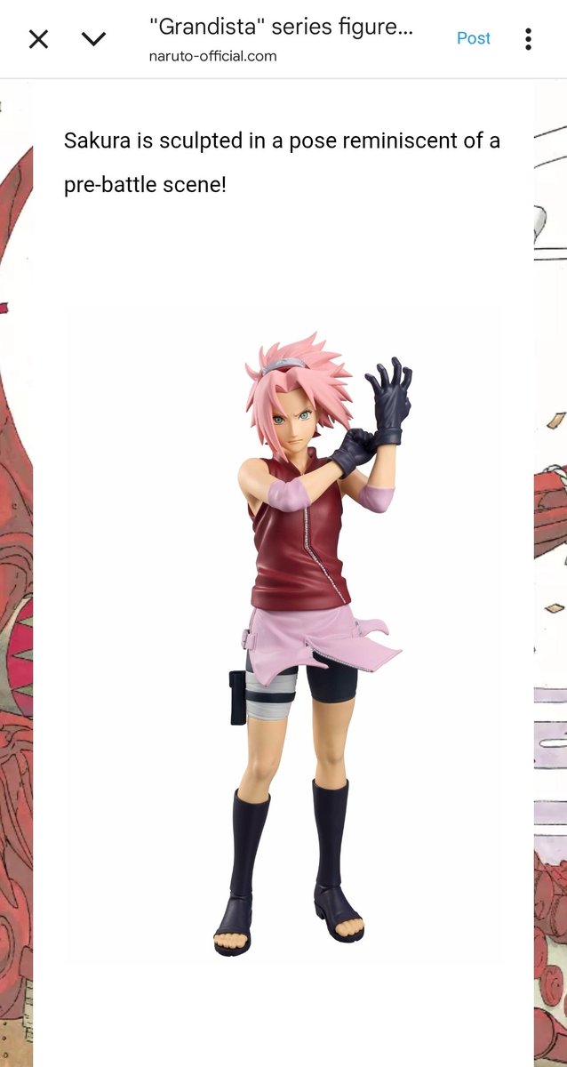 The Sasusaku Grandista figures will display in Jump festa 🌸🍅👌