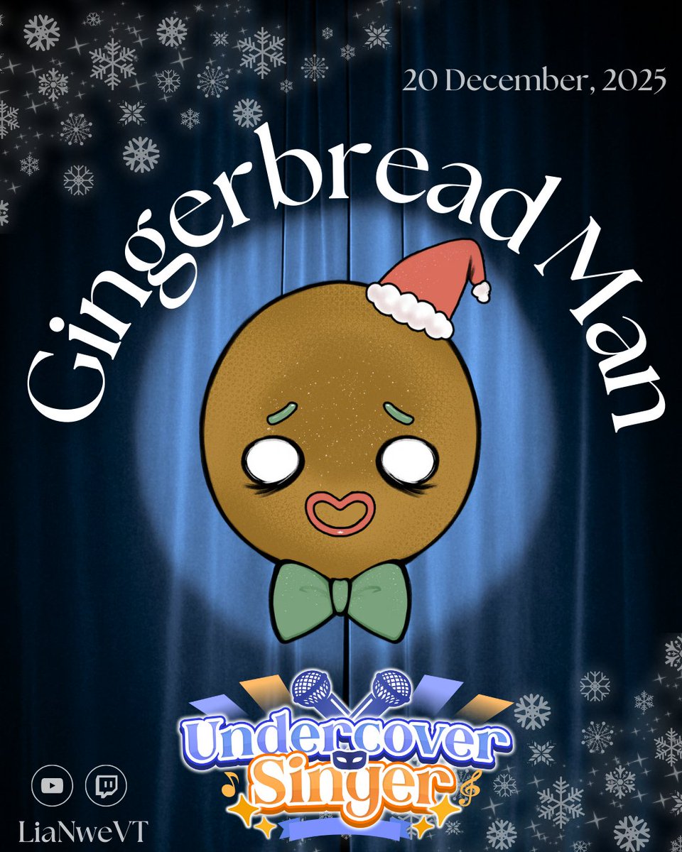 LiaNweVT's tweet image. Introducing our next two contestants!!!

Give it up for "Ice King" and "Gingerbread Man"

Consider stopping by to listen to their DAZZLING performances!!!

Ice King mask: @NellTheCrow 
Gingerbread Man mask: @KaiShindere