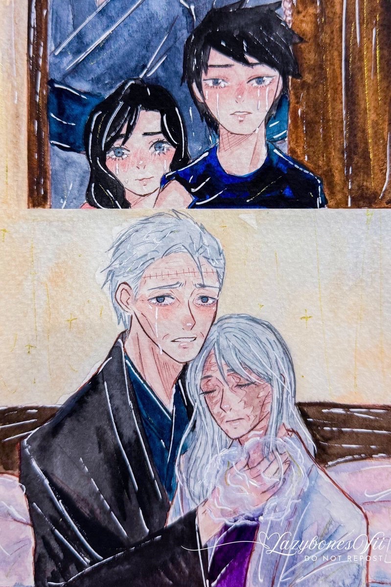 LazybonesViii's tweet image. It was the first time Tsurugi and Yuka learned grief.
#yutamaki #ゆたまき#jujutsukaisenmodulo