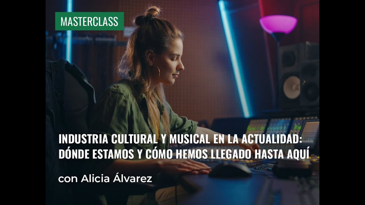 🎤 La industria cultural y musical ha cambiado y los nuevos artistas ya no solo hacen música: crean comunidad, construyen marca y diseñan experiencias.

 Si te perdiste nuestra masterclass online, ya puedes ver el video completo: zurl.co/JudEb