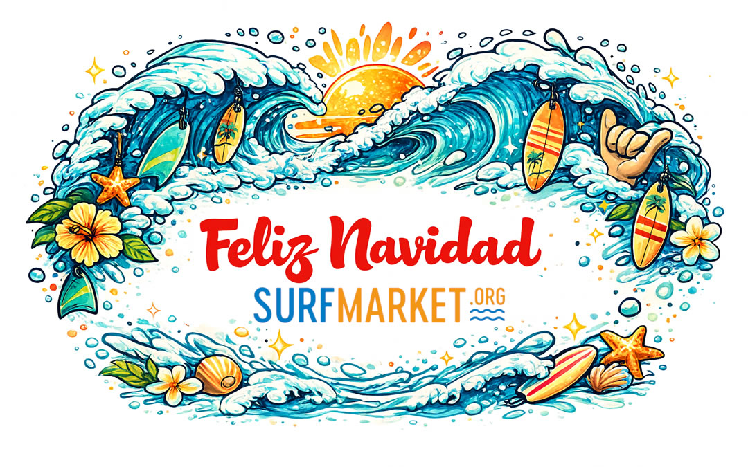 Aprovecha el cupón "Xmas5" y llévate 5€ de regalo en compras superiores a 75€ hasta final de año en nuestra tienda #surfshop #surfmarket