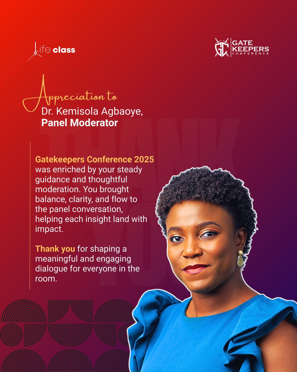 SCLifeClass's tweet photo. Thank you @Kaysolaoye for steering a rich and insightful conversation that brought depth, clarity, and direction to the panel session. https://t.co/b7wEClIGac