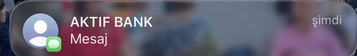 Beni yanlış bankaya kaydetmişler ya :(