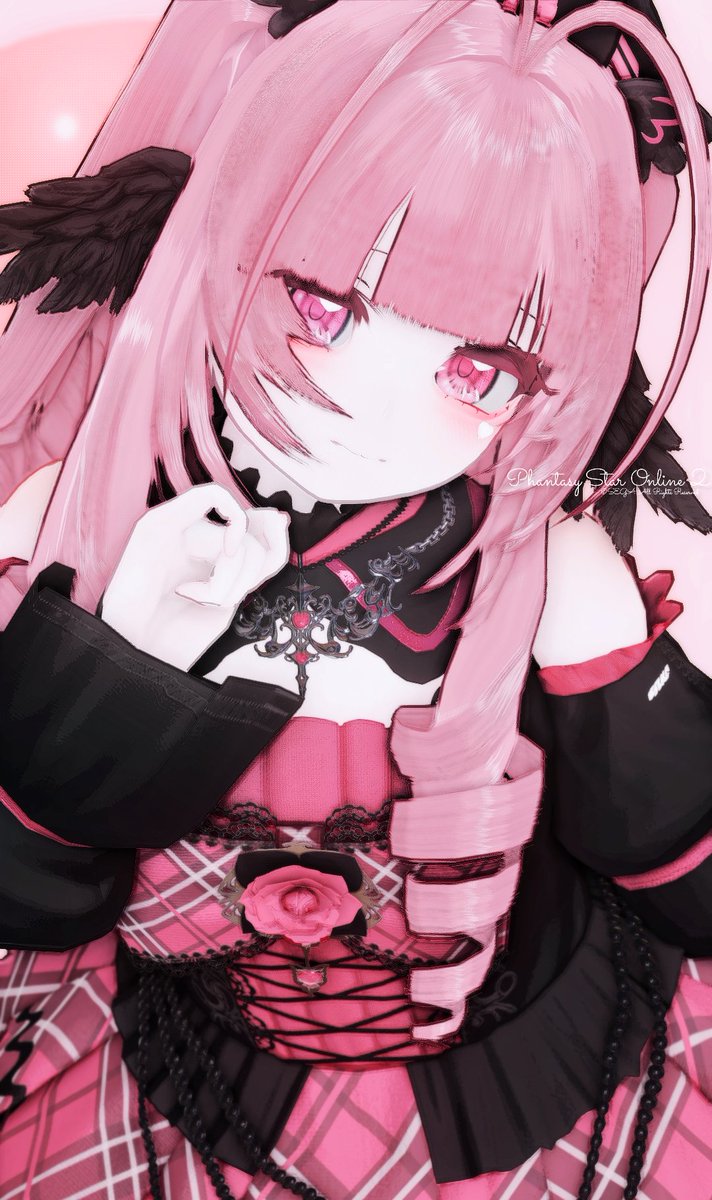 motikyuadayo's tweet image. ぴんく×くろ可愛すぎた