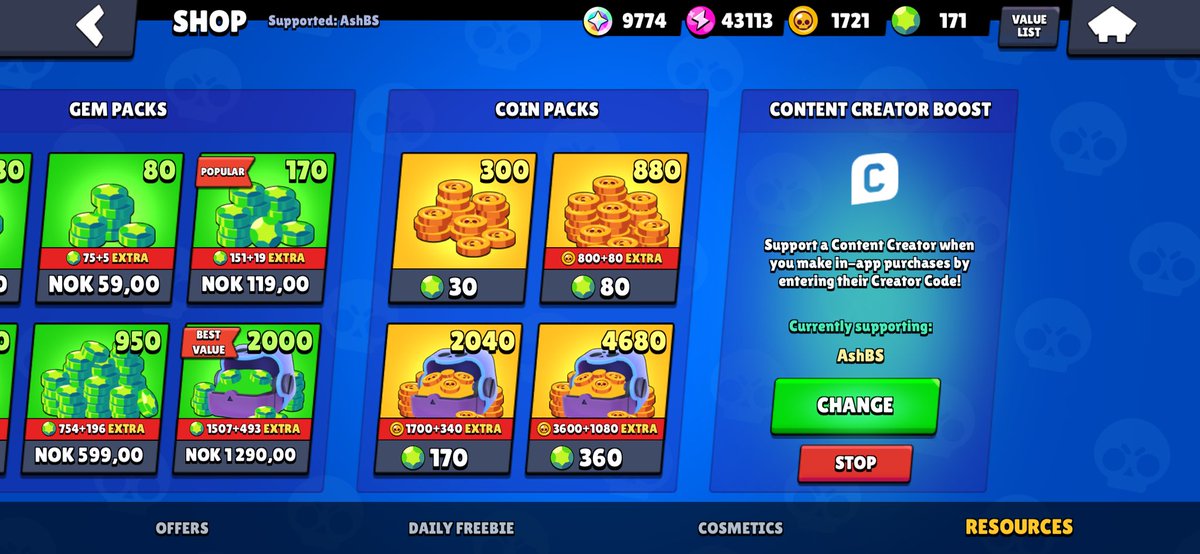 Redpanda0629's tweet photo. @AshClashYT @incircle_bs @InCircleEsports Don't gotta tell me twice to continue using your code https://t.co/bulDHQwTRP