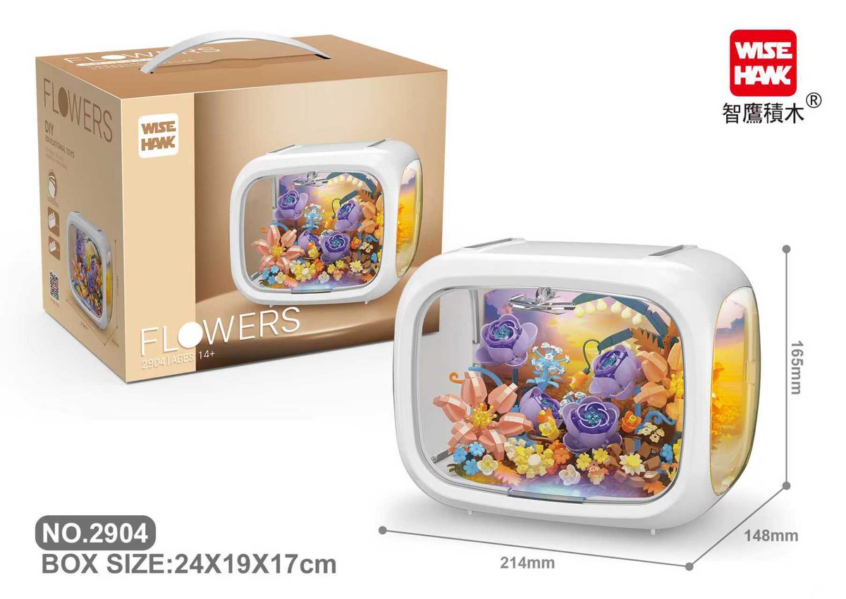 WiseHawkblock's tweet image. New Arrival! 🌸 Breathable Light Flower Box Series
Two styles of modular eternal flowers with rainbow breathing light effect ✨
🔋 Rechargeable | 🛡️ ABS safe material | Ready for cross-border orders
DM us for details! 
#HomeDecor #LEDLights #GiftIdea #NewProduct #EternalFlowers