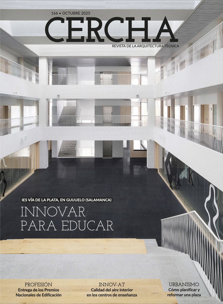 COAATIEALMERIA's tweet photo. 📘 ¿Ganas de lectura? En #COATAlmería os recordamos que está disponible el nuevo número de #Cercha, la revista del @CGATEsp, con contenidos sobre edificación, innovación y actualidad del sector de la #ArquitecturaTécnica.
👉 Acceso aquí: https://t.co/ZbnlsZsEBH https://t.co/wOKNpckrhx