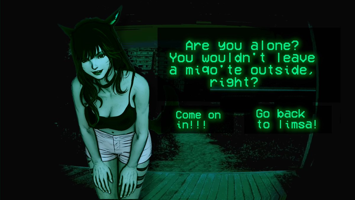 Would you?

(from; No, I'm not a human.)