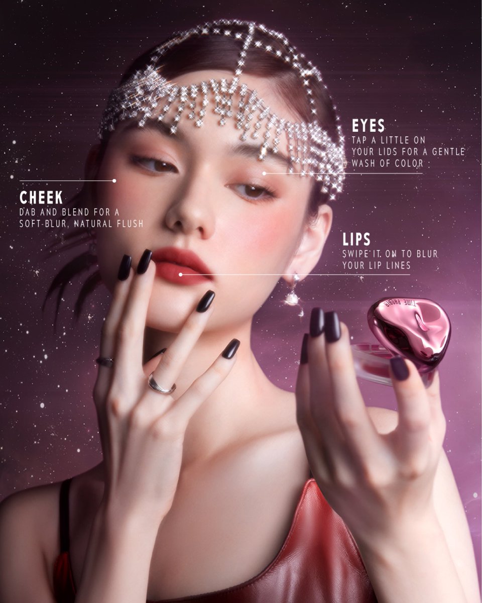 One pot, Infinite blur.

Get a soft-focus finish for your lips, eyes, and cheeks
in seconds with the Orbita 3-in-1 Blurring Pot.

#TIMEPHORIA #BeautyWithoutLimits