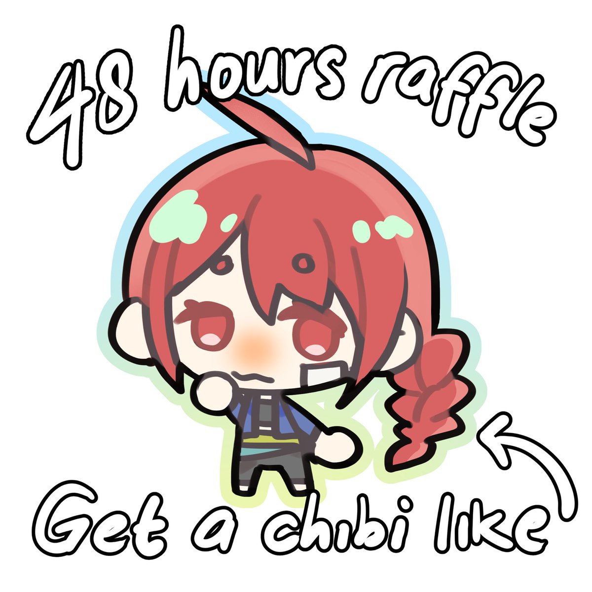 yezukao's tweet image. ‼️48 HOURS CHIBI RAFFLE‼️
Since I’m planning to open a new simple chibi on VGEN, I’m hosting a chibi raffle!

Prize: 2 winners for smol chibi  
 
How to enter: 
1️⃣Follow + Like
2️⃣RT this post
3️⃣Reply with/without reference sheet 

⌛️: 20 Dec
🔒: Extra winner at 500 likes