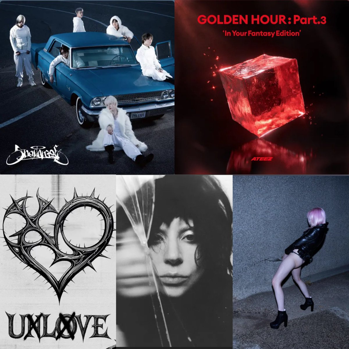 Its_Locket's tweet image. My fav albums/EPs of 2025
Wishbone by Conan Gray
Ex by P1harmony
Smoochie Girl by ashnikko 
Midnight Sun by Zara Larsson
Snow Angel by JustB
In Your Fantasy by Ateez
UXLXVE by XLov
Mayhem by Lady Gaga
The Provocateur by Adéla