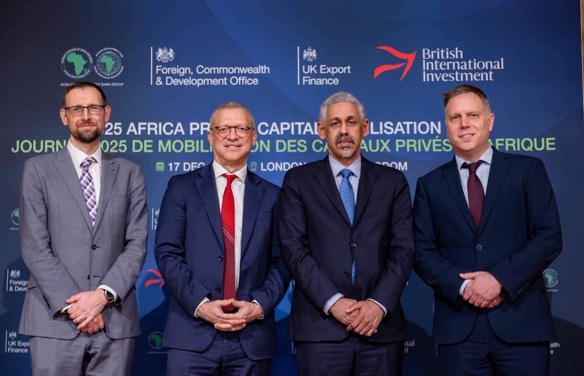 Following the historic success of the 17th replenishment of the African Development Fund which mobilised a record $11 billion, <a href="/AfDB_Group/">African Development Bank Group</a> President Sidi Ould Tah and Baroness Chapman convened the Africa Private Capital Mobilisation Day in London, bringing public and private