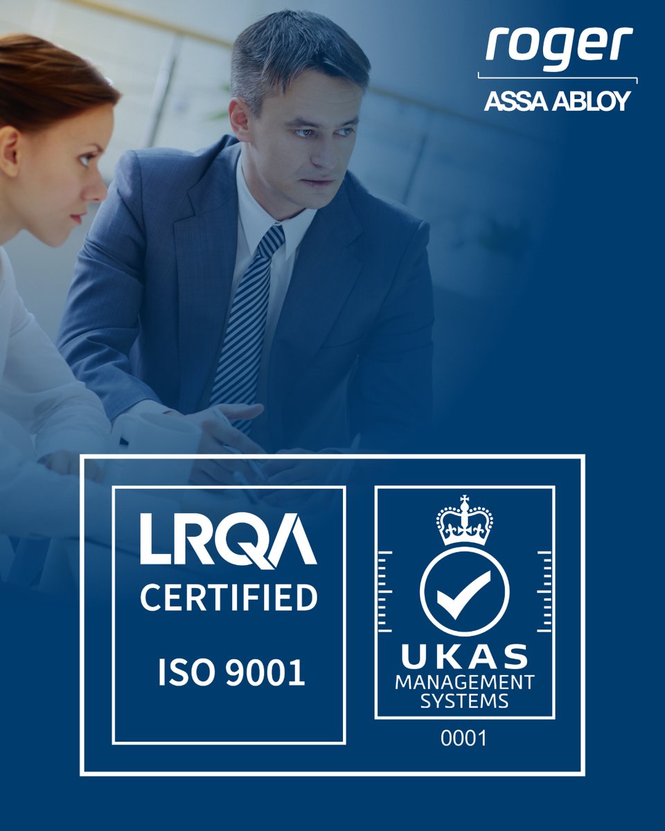 Firma_ROGER's tweet photo. Jest nam miło poinformować, że Roger uzyskał certyfikat zgodności z normą ISO 9001 – międzynarodowym standardem zarządzania jakością. To potwierdzenie, że działamy transparentnie, uporządkowanie i stale doskonalimy procesy, aby zapewnić najwyższą jakość naszych produktów i usług. https://t.co/ZgWMG8dhog