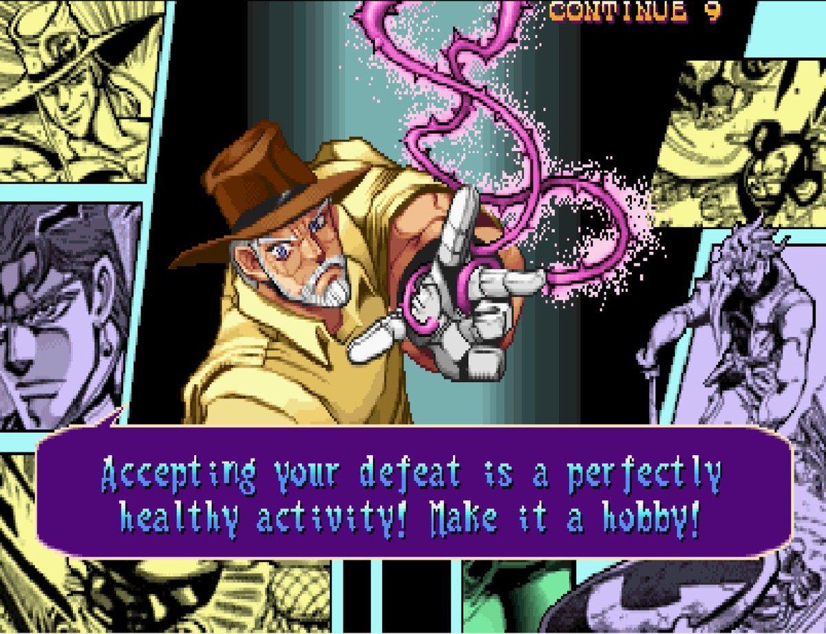 quotesfighters's tweet photo. JoJo’s Bizarre Adventure: Heritage for the Future (1999) https://t.co/xGQTEgjlUA