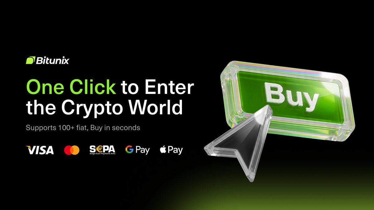 BitunixOfficial's tweet image. 🚀 Buying crypto just got easier.

Meet One Click Buy on Bitunix Web.

Cards | Bank transfers | P2P | Apple Pay | Google Pay
All in ONE page.

No switching tabs. No hidden surprises. Full transparency 🔥

👉 Learn more: bitunix.com/p/0neClickBuy
#bitunix #crypto #P2P #SEPA