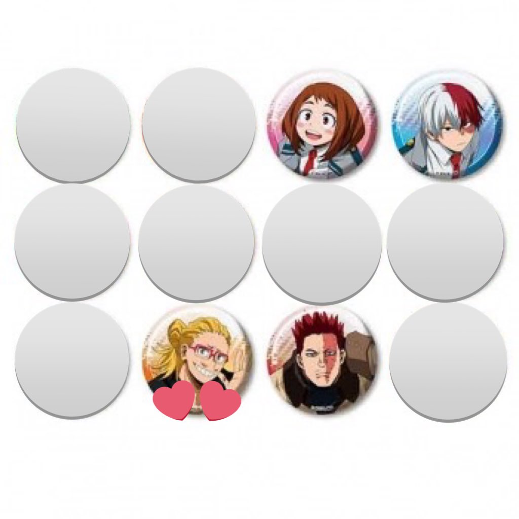 交換仮約束】僕のヒーローアカデミア ヒロアカ グリッターカンバッジ