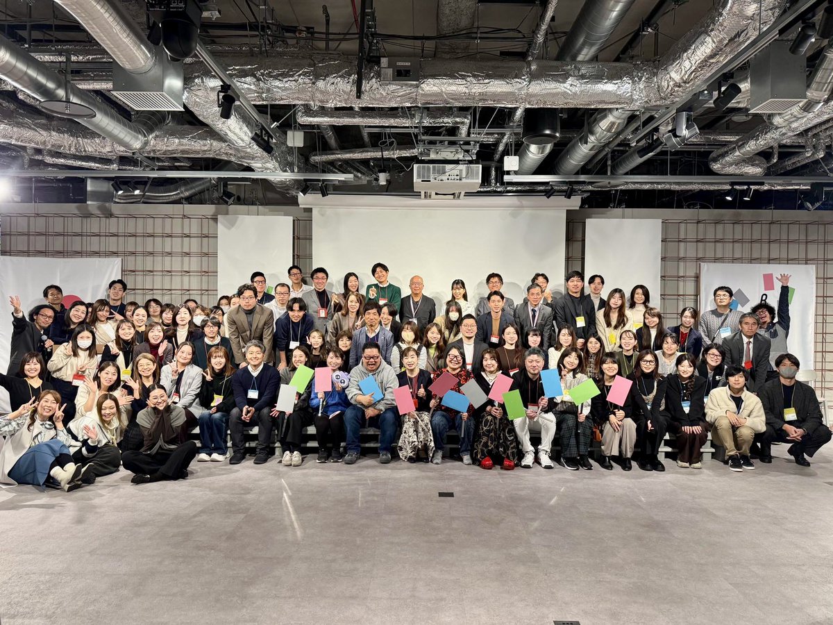 昨日の広報イベントの集合写真🤳🏻✨
Blooming Campとってもオシャレな空間でした👀！