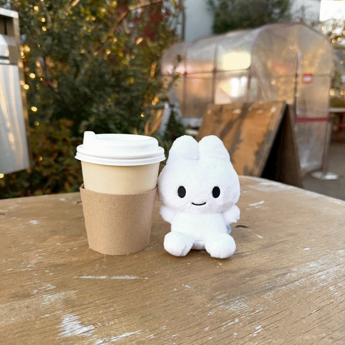 🤍やさうさちゃんのぬいぐるみ🤍 手で持つとなんだか安心できる