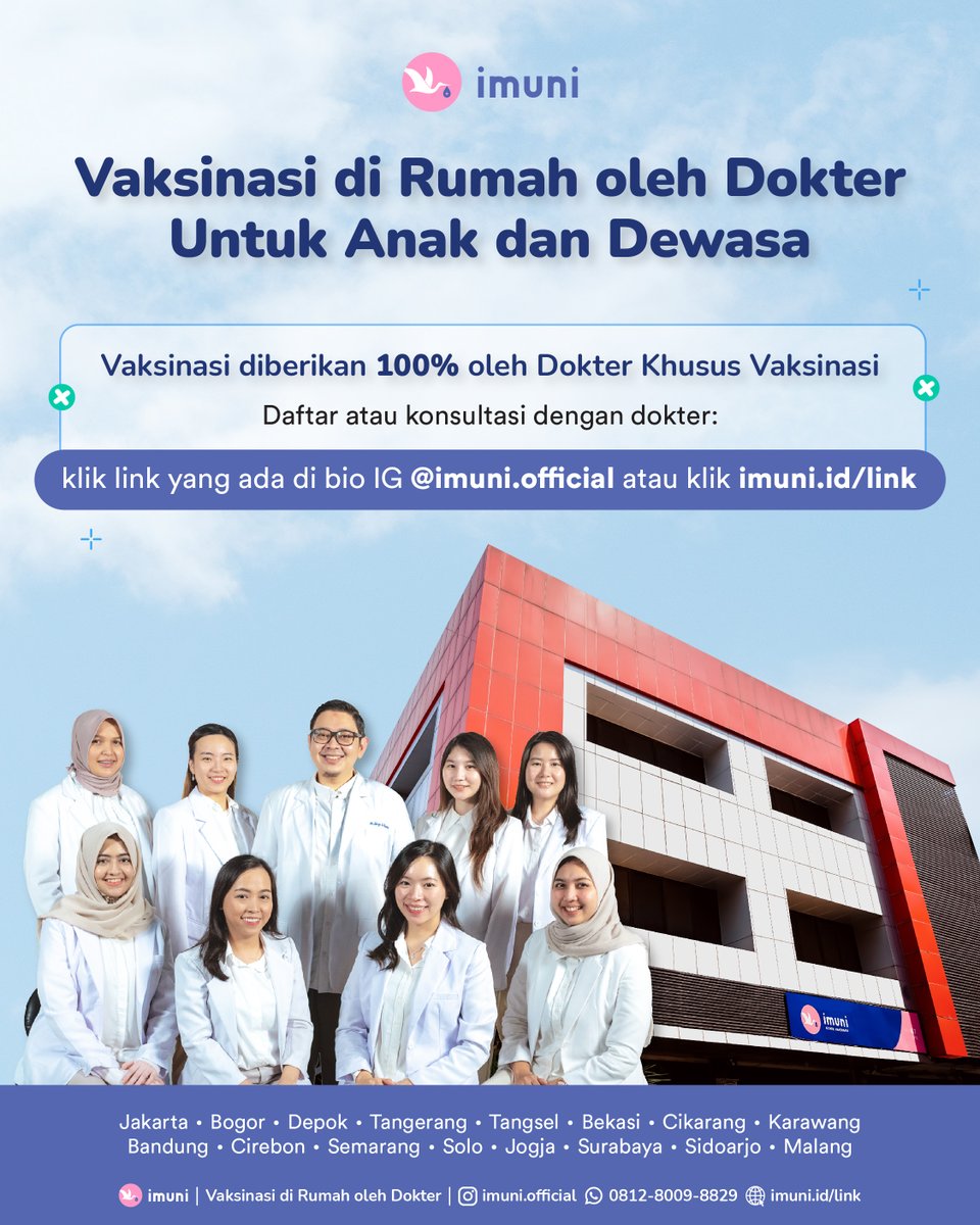 imuni_id's tweet photo. PROMO AKHIR TAHUN VAKSIN HPV4 DI
@imuni_id 

Daftar atau konsultasi dengan dokter di link di bio IG [@]imuni.official atau klik https://t.co/VolIMdez8Y https://t.co/550M9jNSER