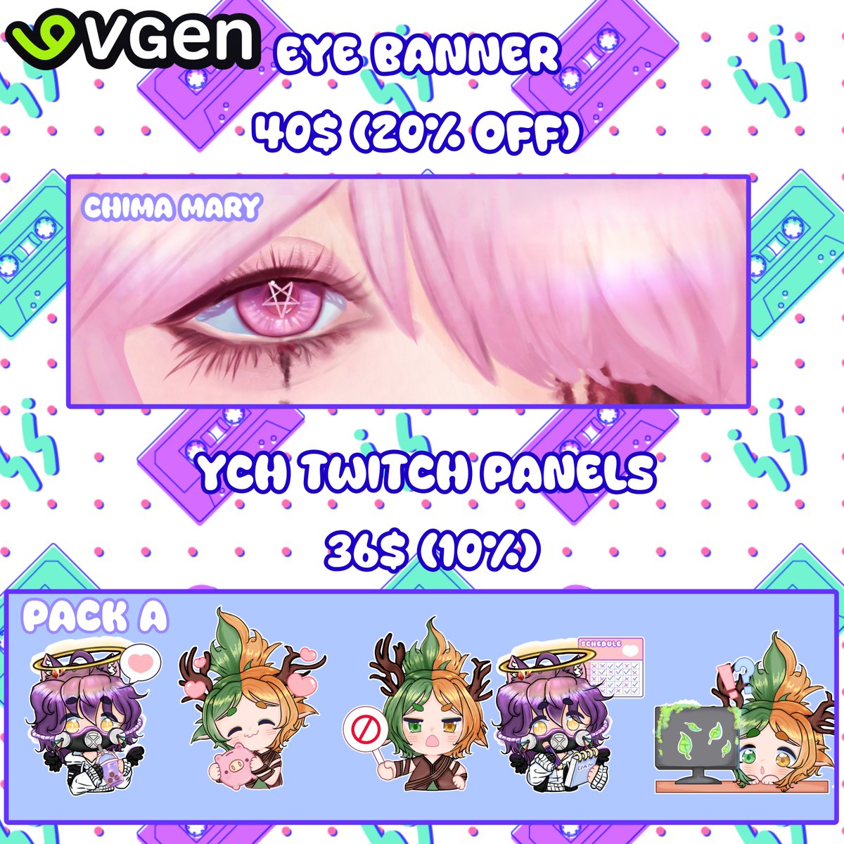 KofieJeann's tweet photo. My VGen Grand Opening is here!!

I have eye banner, panels and half illustration available with a sale! ✨
so if you would like to, you can come see~

ᴠɢᴇɴ.ᴄᴏ/ᴋᴏꜰɪᴇᴊᴇᴀɴɴ

#VGenComm #VGenOpen https://t.co/FKjfnpCwqb