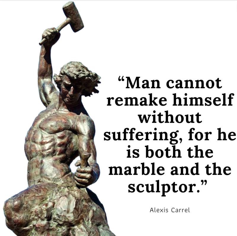 docs_khalifa's tweet image. Maybe we all fear suffering so much that we cling to comfortability. We so much underestimate the amount of growth a good suffering can give.

Suffering = Lessons = Experience 💫