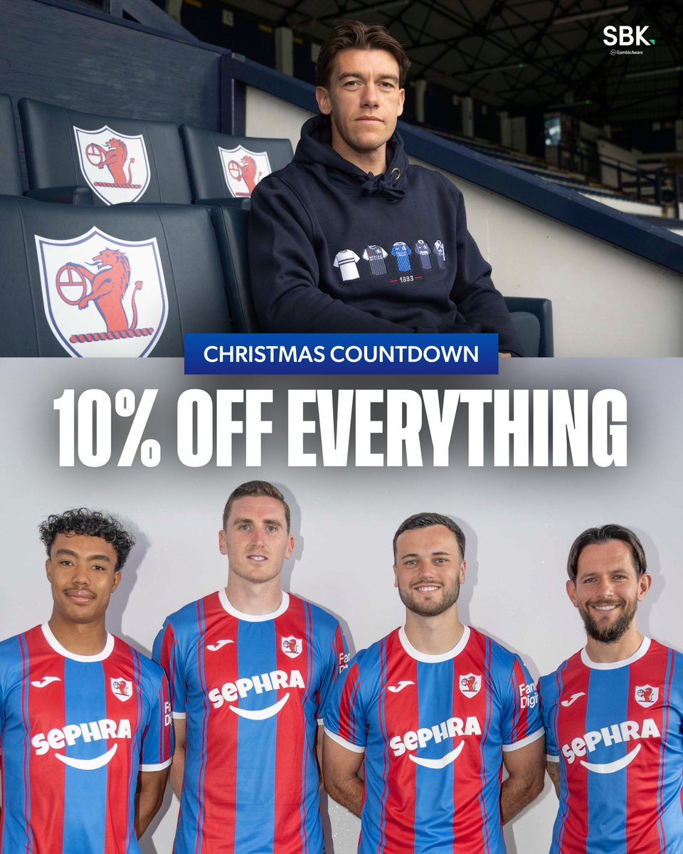 🎁 10% OFF EVERYTHING!

Last minute Christmas shopping?

All day today, you can get 10% off all items online and in-store!

🛍️ bit.ly/RRFC-Store

💙 Use code 10off.

#YouBelong