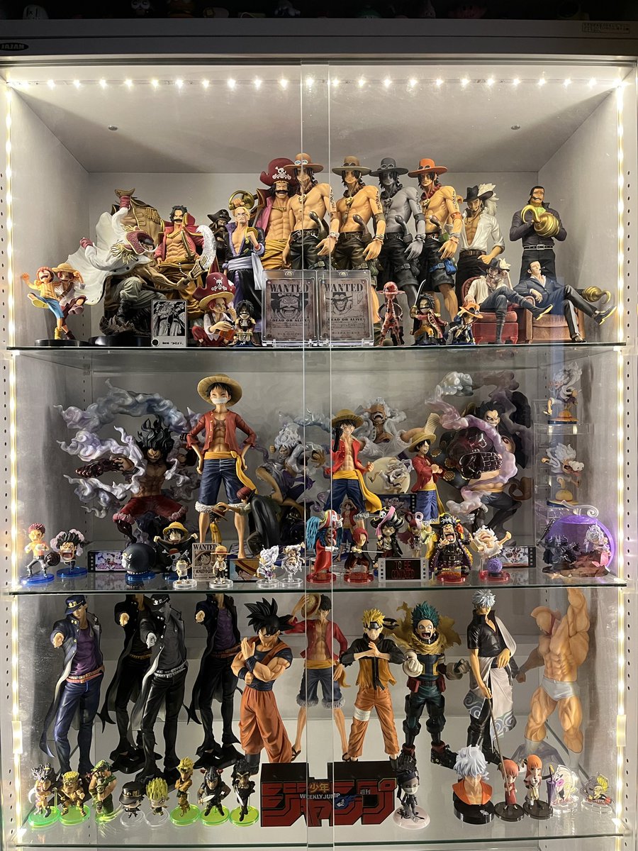 廃盤　コレクションラック　ブラック　JAJAN　充英アート　フィギュア棚　収納棚 コレクションラック ワイド ハイタイプ 幅83cm×奥行29cm -フィギュア