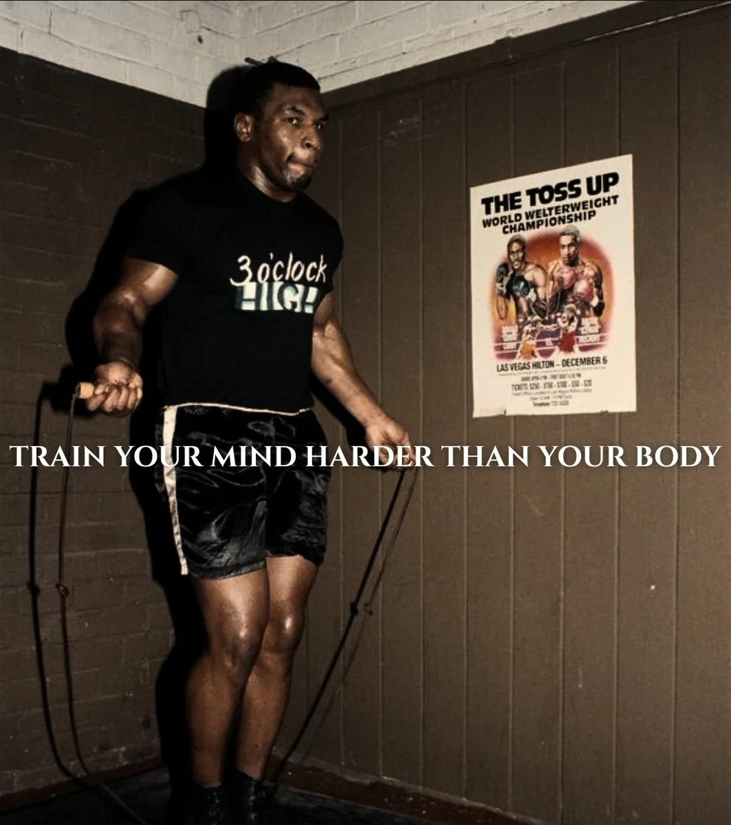 TYSONonSolanaX's tweet photo. Follow @DEXWireNews

Train your mind harder than your body, you will thank yourself in the future.

#MikeTyson #IronMike #Tyson #BoxingLegend #HeavyweightChampion #KnockoutKing  #BaddestManOnThePlanet  
#TysonQuotes  
#MikeTysonQuotes  
#TysonMotivation  
#Discipline https://t.co/RACfOyWCLP