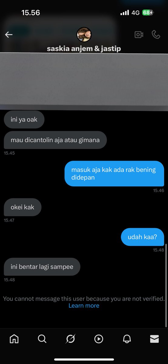 ronanche's tweet image. najis ngescam wkwkww untung blm bayar @saskiamaujastip