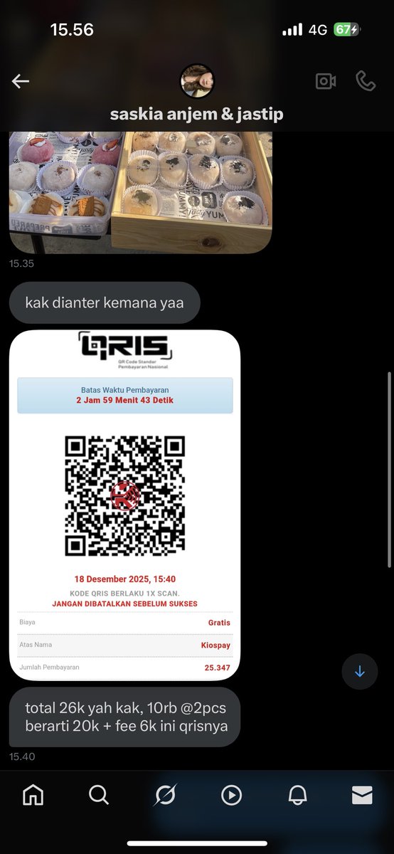 ronanche's tweet image. najis ngescam wkwkww untung blm bayar @saskiamaujastip