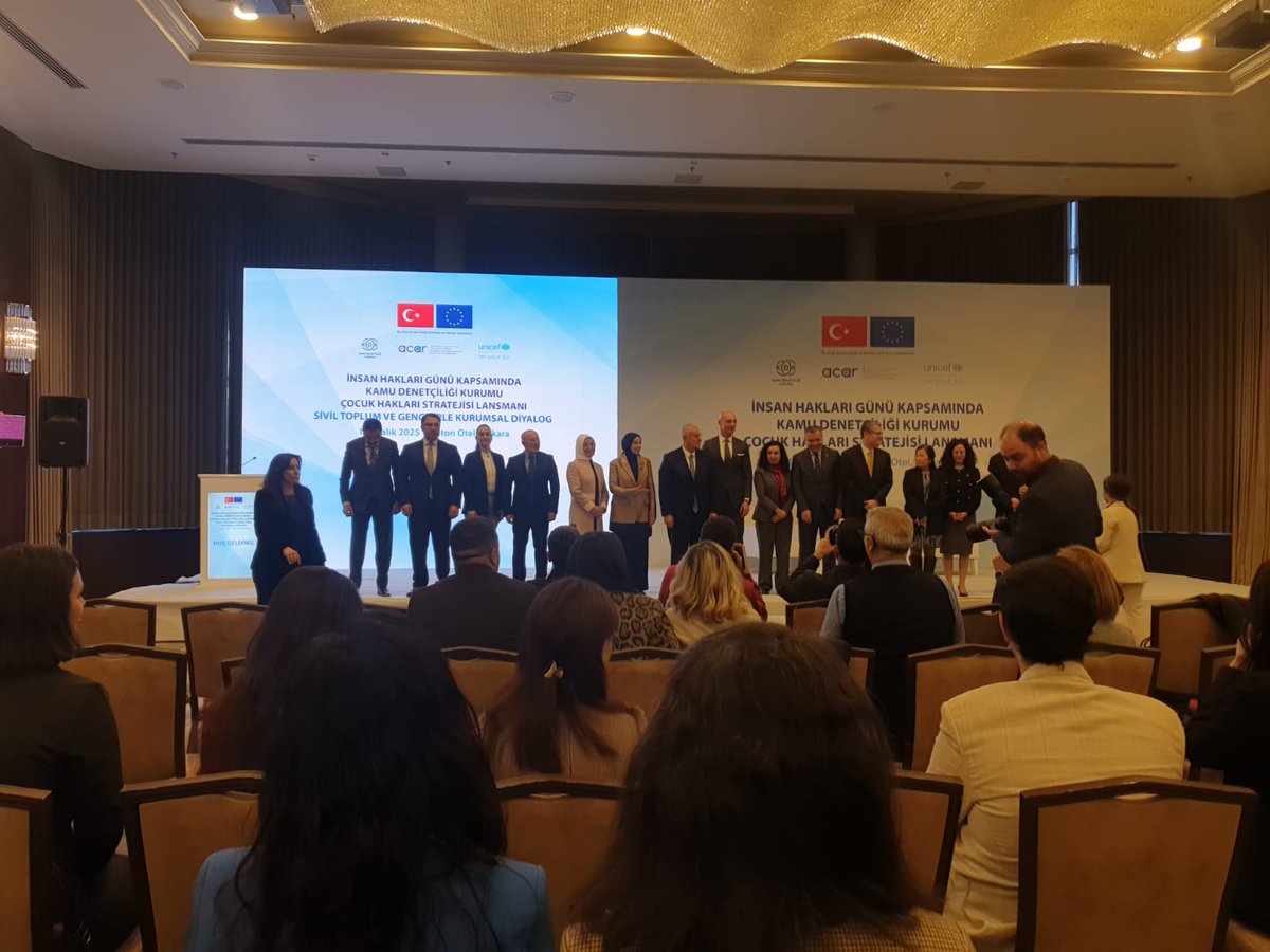 UNICEF ve KDK iş birliğiyle düzenlenen “Çocuk Hakları Stratejisi Lansmanı” programına katıldık
Dünya İnsan Hakları Günü’nde; koruma altındaki gençlerin sesi olmak ve hak temelli bir gelecek inşa etmek için savunuculuk çalışmalarımızı sürdürüyoruz.  <a href="/unicefturk/">UNICEF Türkiye</a>   <a href="/tcailesosyal/">T.C. Aile ve Sosyal Hizmetler Bakanlığı</a>